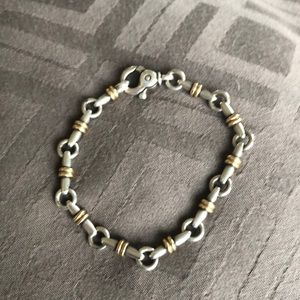 Tiffany & Co. Jewelry - Tiffany and Co.Vintage 925 & 750 Bar Link Bracelet Tiffany & Co. Jewelry - Tiffany and Co.Vintage 925 & 750 Bar Link Bracelet
